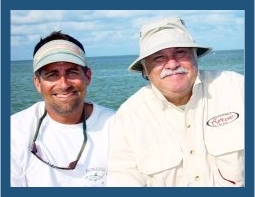 Captain Barry fishing with Chico Fernandez